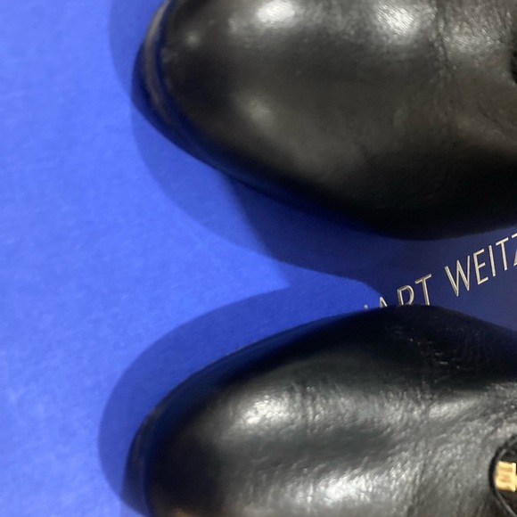 Stuart Weitzman Jet Nero Nubo Boots - Wide Calf Size 9 - Picture 5 of 5